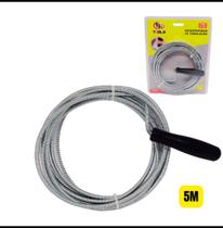 Chicote Desentupidor De Esgoto Metal Reforçado 5 Metros FBG-3701 Chicote Desentupidor De Esgoto Metal Reforçado 5 Metros FBG-3701
