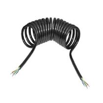 Chicote Eletrco 7 Polos 5 5M Com Tubo Nylon Conexao Eletrica Cavalo Mecanico X Reboque Semirreboque Bitrem