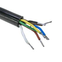 Chicote Elétrico Cavalo Carreta 7 Fios 5,5m Espiral 24V Com 1 Plug Macho - ENGATCAR - 405052