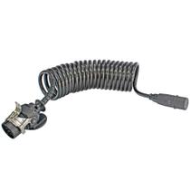 Chicote Elétrico Cavalo Carreta Com Freio Abs Rastreador Iluminação 6,5 Metros Bivolt 7 Fios Com 2 Tomadas - DNI8366