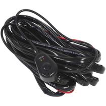 Chicote Elétrico Farol Milha Barra Led Universal 2 Saídas Relé 40A Fusível Botão Rayx
