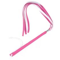 Chicote Fino Com 6 Tiras Feito em Couro Pink Ktoy Chicote Fino Com 6 Tiras Feito em Couro Pink Ktoy