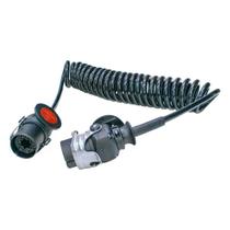 Chicote flx espiral carreta 5 vias abs / rastreador 5.5 mt Chicote flx espiral carreta 5 vias abs / rastreador 5.5 mt