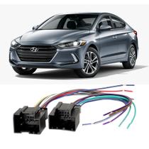 Chicote Hyundai Elantra 2010 a 2019 Adaptador Rádio DVD CD Multimídia