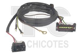 Chicote ignição eletrônica santana com 2 fios no distrib unidade comando bosch 0227100142 5000123