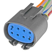 Chicote Interruptor Universal Lanterna Traseira Ré 8 Vias Fêmea - TC - 108.1425