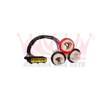 Chicote lanterna traseira ford courier 1997 até 2007 com 3 soquetes - RAINHA DAS SETE Chicote lanterna traseira ford courier 1997 até 2007 com 3 soquetes - RAINHA DAS SETE