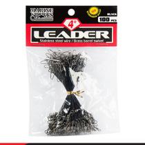 Chicote Leader Black Hook Snap Marine Sports Nº4 (10,20cm) - 100 Peças