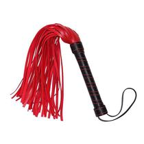 Chicote Luxo Vermelho e Preto para Casais - Apimente sua Relação