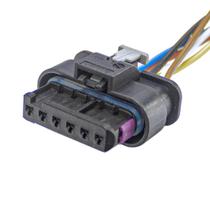 Chicote Motor Atuador Fechadura Porta Audi Volkswagen 6 Vias Fêmea - TC Chicotes - TC106.1788