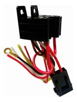Chicote P/ Míni Relé C/ Fusível Soquete Duplo 4 Term 12v 24v Chicote P/ Míni Relé C/ Fusível Soquete Duplo 4 Term 12v 24v