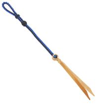 Chicote para Cavalo de Corda Trançada Azul e Couro Bronc-Steel 32631 Chicote para Cavalo de Corda Trançada Azul e Couro Bronc-Steel 32631