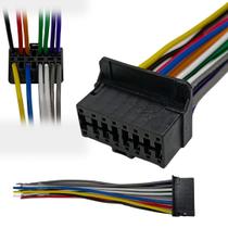 Chicote pioneer conector plug radio som automotivo fio 1150 / 1350 / 1450