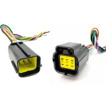 Chicote Plug Conector 06 Vias Macho e Fêmea ( Par )