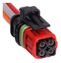 Chicote Plug Conector 4 Vias Bico Injetor Caminhão Volvo Fh Chicote Plug Conector 4 Vias Bico Injetor Caminhão Volvo Fh