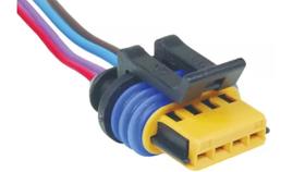 Chicote plug conector atuador marcha lenta tc1041016