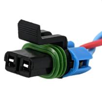 Chicote Plug Conector Cebolão Radiador Fiat Palio Strada Uno - Terminal 2.8mm, Fio 2.5mm, Chicote Fêmea Chicote Plug Conector Cebolão Radiador Fiat Palio Strada Uno - Terminal 2.8mm, Fio 2.5mm, Chicote Fêmea