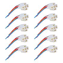 Chicote Plug Conector De Rele Auxiliar 4 E 5 Pinos 10 Pecas