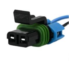 Chicote Plug Conector Elétrico 02 Vias Bomba Combustível Universal ETE5012