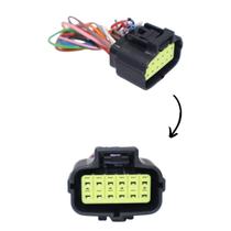 Chicote Plug Farol Compatível Scania Série 5 S5 12 Vias