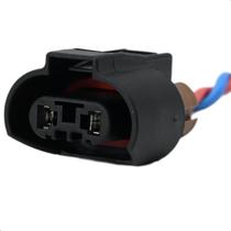 Chicote Plug Lâmpada Farol Honda Toyota 2 Vias Fêmea Chicote Plug Lâmpada Farol Honda Toyota 2 Vias Fêmea