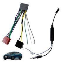 Chicote Plug novo onix cabo antena amplificado som auto