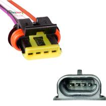 Chicote Plug P/ Atuador Marcha Clio Logan Sandero Kangoo