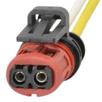 Chicote reparo 2 vias bico injetor motor D12 diesel femea Chicote reparo 2 vias bico injetor motor D12 diesel femea