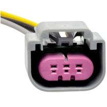 Chicote reparo 3 vias femea lampada H3 plug conector