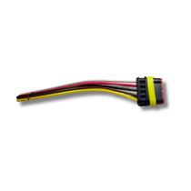 Chicote Reparo Lanterna Caminhão Guerra Rondon 5 Vias Fêmea Conector Elétrico Chicote Reparo Lanterna Caminhão Guerra Rondon 5 Vias Fêmea Conector Elétrico