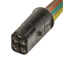 Chicote Reparo Preto Caminhões Ônibus 5 Vias Fêmea Sem Selo - R7 - ETE5747 Chicote Reparo Preto Caminhões Ônibus 5 Vias Fêmea Sem Selo - R7 - ETE5747