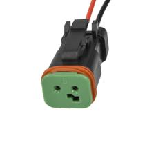 Chicote Sensor Cinto Segurança Onibus Plug óleo Empilhadeira Bico Pulverizador 02 vias Fêmea - DPAULA DP2.5130