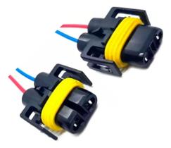 Chicote Soquete Conector Plug Fio H8 H9 H11 2x