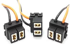 Chicote Soquete lâmpada farol h7 cerâmica com fio 1,50mm