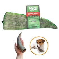 Chifre Bovino Pequeno Mordedor Natural para Cachorro - Luv Petiscos Chifre Bovino Pequeno Mordedor Natural para Cachorro - Luv Petiscos