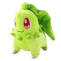Chikorita de Pelúcia 20cm - Boneco de Pokémon
