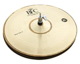 Chimbal BFC Brazilian Finest Cymbals BC Power Hihat 15 Brilliant Raw Edge BCPHH15 em Bronze B20