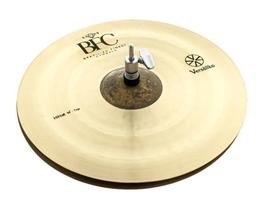 Chimbal BFC Brazilian Finest Cymbals Versaliko Hihat 14 Brilliant Raw Bell VKHH14 em Bronze B20