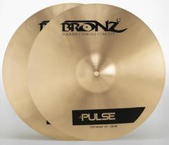 Chimbal Bronz Cymbals Pulse Traditional Hihat 15 em Bronze B20 by Odery BRZ-PUL-HH15