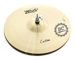 Chimbal Zeus Custom Series 16 ZCHH16 em Bronze B20 (Worship) com acabamento fosco polido