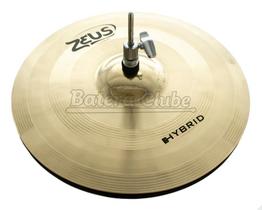 Chimbal Zeus Hybrid Series 14 ZHHH14 em Bronze B20 com Acabamento Híbrido Brilhante e Fosco - Zeus Cymbals