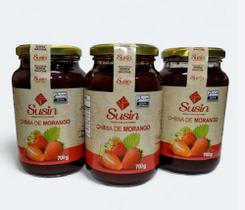 Chimia de Morango Susin - Kit 3 vidros 710g Chimia de Morango Susin - Kit 3 vidros 710g