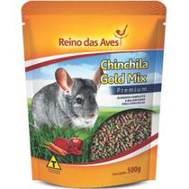 Chinchila gold mix 500 grs - fardo com 12 - Reino das aves