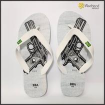 Chinela 1911 Estampada Pro-armas Bragun Masculina Chinela 1911 Estampada Pro-armas Bragun Masculina