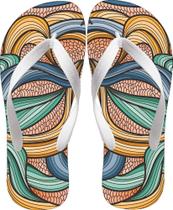 Chinela Feminina Florida Cores Pastéis