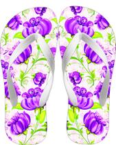 Chinela Feminina Florida Roxo Delicado