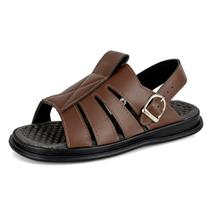 Chinela Masculina Estilo Franciscana Sandalia Com Ajuste Lateral Palmilha Ergonômica