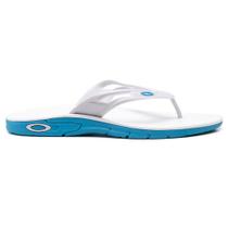 Chinela Rest 1 Branco/Logo Azul RAV