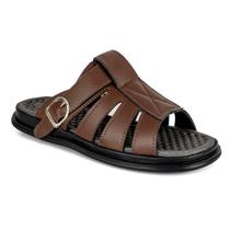 Chinela Sandalia Franciscana Masculina Ajust Fivela Solado Borracha