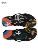 Chinelo 37/8 preto reativo